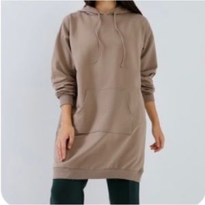 Women’s mink long length hoodie